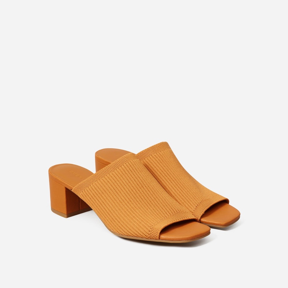 Everlane Glove Mules in Reknit, Toffee Color - 8.5